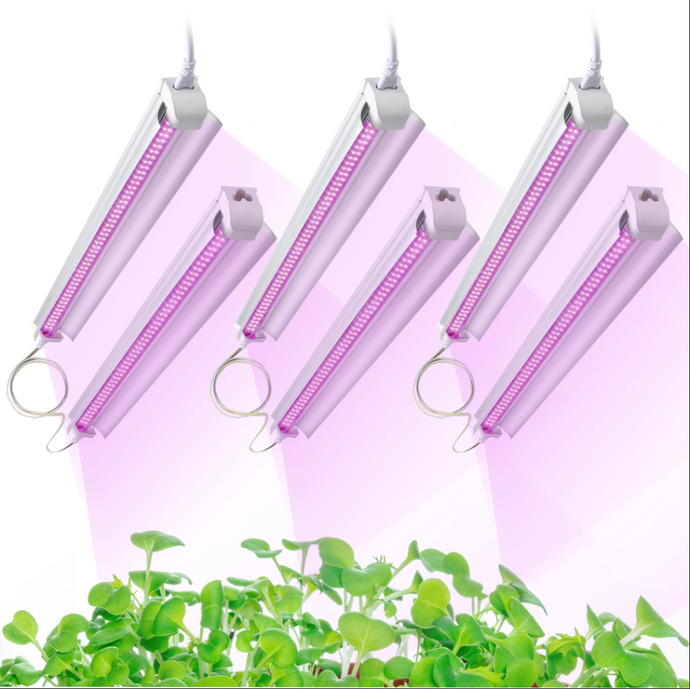 Grow Light for Indoor Plants,4ft T8, 270W(6 x 45W, 1620W Equivalent), Super Bright, Full Spectrum Sunlight Plant Light, LED Grow Lights for Indoor Plants, Greenhouse, 6-Pack