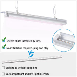 Grow Light, 2ft T8,150W(6 x 25W, 900W Equivalent), Super Bright, Full Spectrum Sunlight Plant Light, LED Grow Light Strips, Grow Light Bulbs for Indoor Plants,Greenhouse,6-Pack